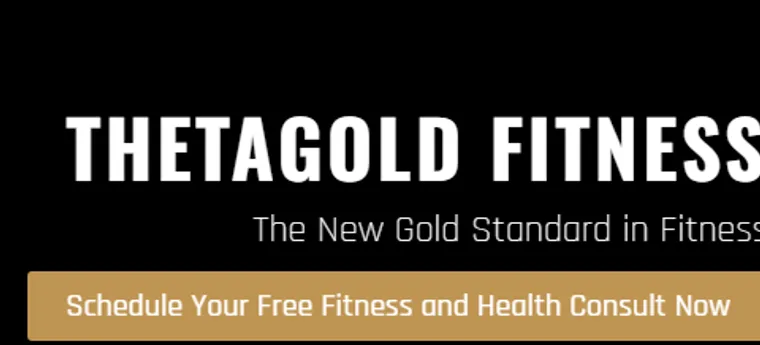 Theta Gold Fitness website